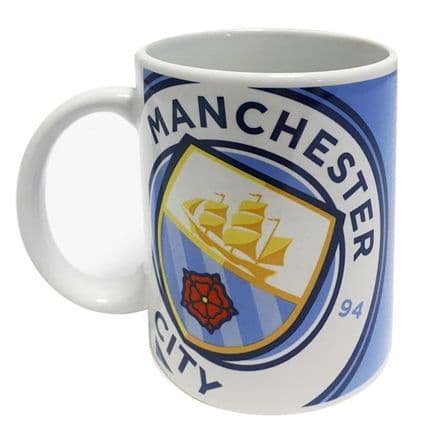 Manchester City Halftone 11oz Mug