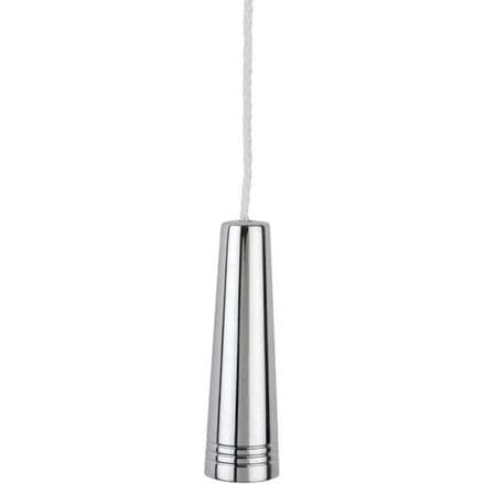 Miller Chrome Conical Light Pull with Cord