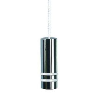Miller Chrome Round Light Pull with Cord