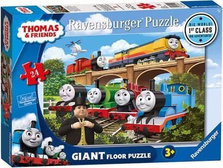 Ravensburger  Thomas and Friends 24 piece Giant Floor Puzzle Rebecca Joins the Team