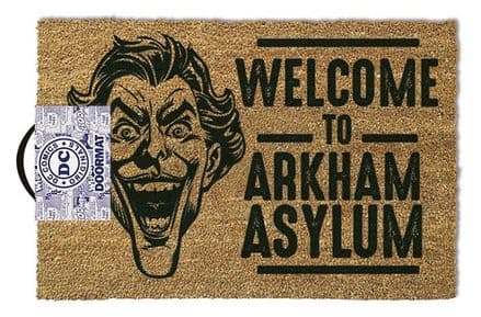 The Joker Welcome To Arkham Asylum Doormat