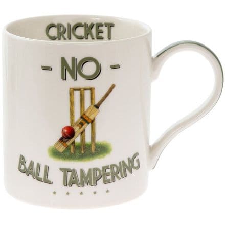 The Leonardo Collection "No Ball Tampering" Cricket Fine China Mug