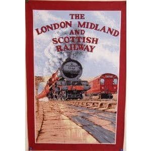 The London Midland and Scottish Railway Tea Towel