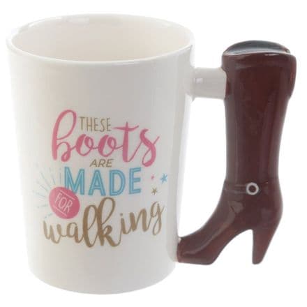 These Boots Are Made For Walking Mug