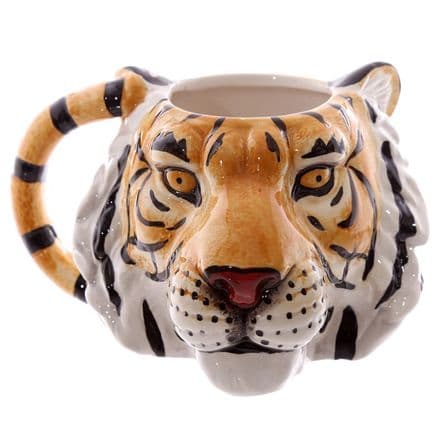 Tiger Shaped Ceramic Mug