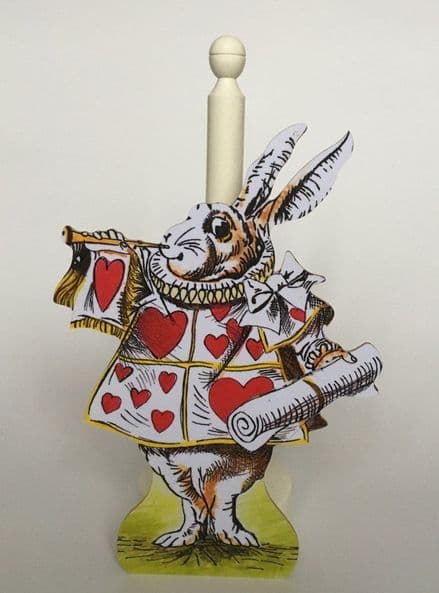 White Rabbit Spare Kitchen Roll Holder