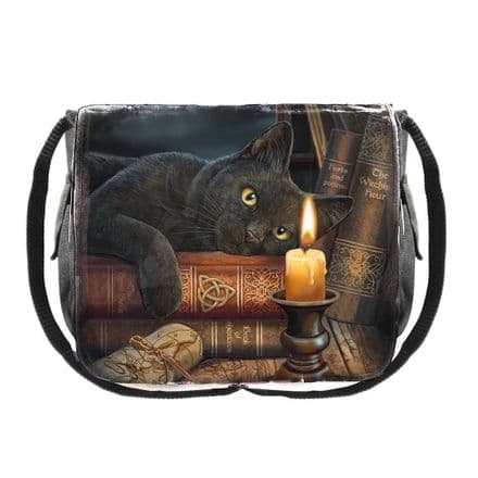 Witching Hour - Lisa Parker Cat & Candle Messenger Bag