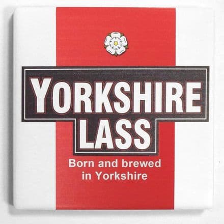 Yorkshire Lass Ceramic Coaster