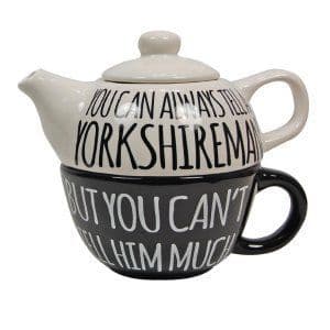 You can always tell a Yorkshire Man Mug & Teapot Set