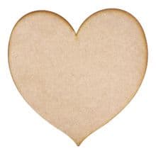 10 x Wooden Laser Cut MDF shapes Craft Blanks 6mm thick Hearts 02 at 200 x 200mm