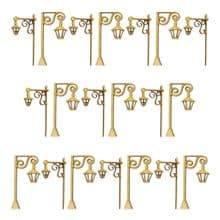 20 Piece Fairy Lamp Posts in 2 designs Laser Cut 3mm MDF, 2mm MDF, 1.5mm Ply