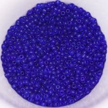 25g 2mm Glass Seed Beads – Blue
