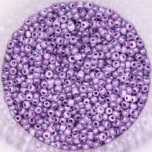 25g 2mm Glass Seed Beads – Light Amethyst