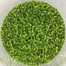 25g 2mm Glass Seed Beads – Light Green