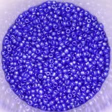 25g 2mm Glass Seed Beads – Milk Blue