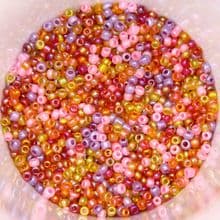 25g 2mm Glass Seed Beads – Sun Rise