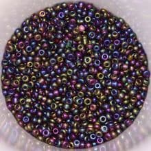 25g 2mm Glass Seed Beads – Violet AB