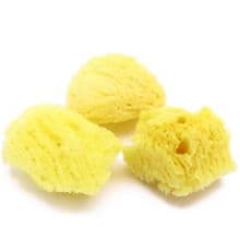 3 x 1-2" Natural Mediterranean Sea Sponges for Art Craft, Cosmetic, Bath or Baby