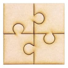 4 Piece Square Puzzle - Ideal for Box Frames