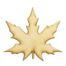 Acer Leaf cut from 3mm MDF, Craft Blanks, Shapes, Tags, Autumn Leaf