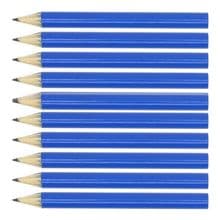 Blue Round Wooden Mini Half Golf Pencils