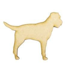 Border Terrier Craft Blank, Dog Shape Laser Cut from 3mm MDF, Card Topper