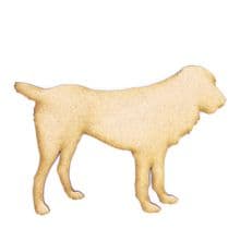 Central Asian Shepherd Dog Craft Blank, Dog Shape 3mm MDF Laser Cut Pyrography
