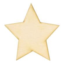 Christmas Star 3mm MDF, Craft Blanks, Family Fun Shape for decorating