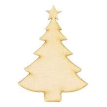 Christmas Tree cut from 3mm MDF, Craft Blanks, Family Fun Shape for decorating