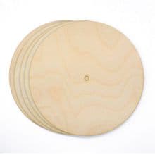 Custom Blank Clock Face Circle Round Ply Wood Wall Clock Laser Cut 10mm Centre