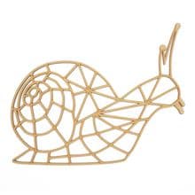 Geometric Snail laser cut from 3mm MDF 10cm to 80cm tall Craft Wall Hanging