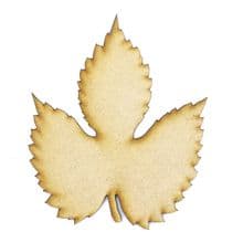 White Poplar Leaf cut from 3mm MDF, Craft Blanks, Shapes, Tags, Autumn Leaf