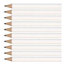 White Round Wooden Mini Half Golf Pencils