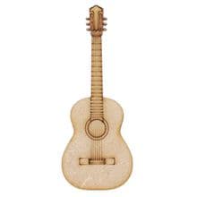 Wood Acoustic Guitars Craft Embellishments Laser Cut Shape MDF