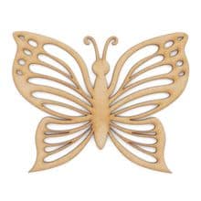 Wood Butterfly D3 Craft Embellishments Laser Cut Shape MDF