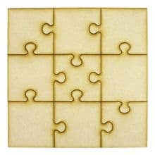 Wooden Altered Puzzle Pieces - Ideal for Box Frames