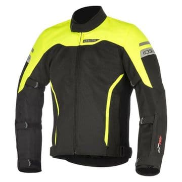 Alpinestars Leonis Air Waterproof Motorcycle Motorbike Jacket Black & Yellow