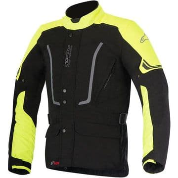 Alpinestars Vence Drystar Waterproof All Weather Motorcycle Jacket - Black Fluo