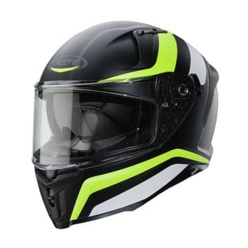 Caberg Avalon Blast Full Face Motorcycle Motorbike Helmet - Matt Black White Yel