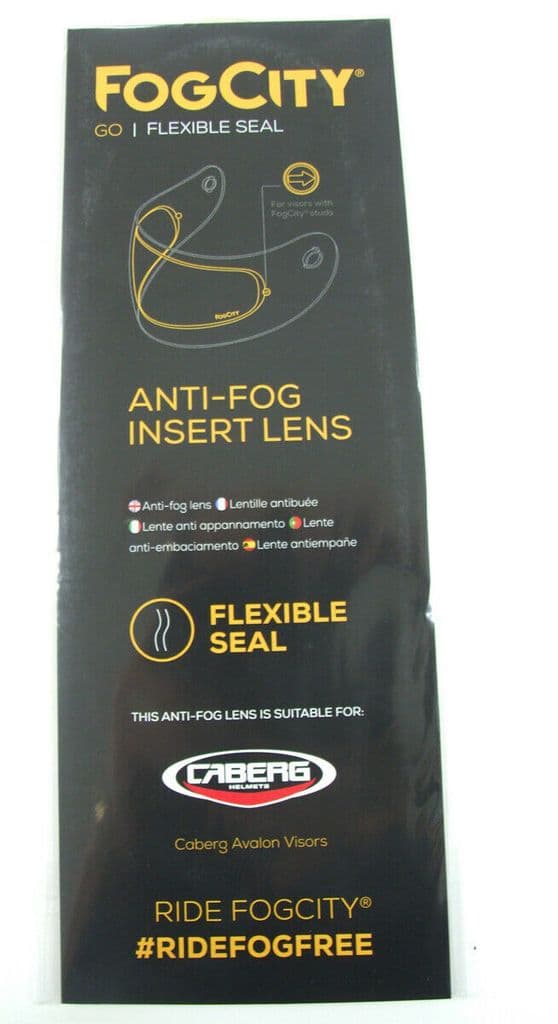 Caberg Fog City Go Clear Pinlock Anti-Fog Insert for Caberg Avalon Helmets A8826