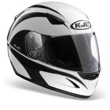 HJC CS-14 Wolfbane White Black Full Face Motorcycle Motorbike Helmet XS