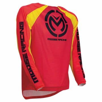 Moose Racing S19 M1 MX Motocross Off Road Jersey Red/Yellow
