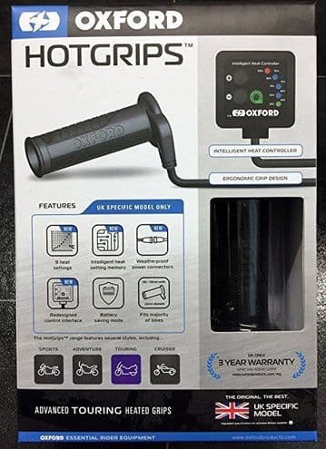 New Oxford Motorcycle Heated Grips Advanced Motorbike HotGrips Touring