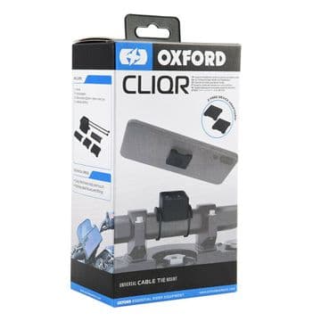Oxford CLIQR Motorcycle Motorbike Universal Phone Sat Nav Cable Tie Mount OX851
