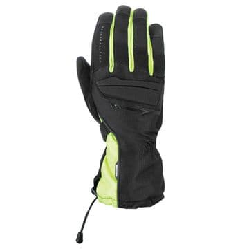 Oxford Convoy 2 Waterproof Motorcycle Motorbike Winter Gloves Stealth Black Fluo