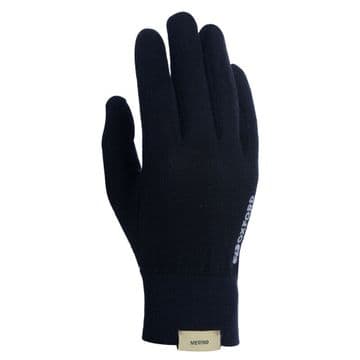Oxford DELUXE Motorcycle Motorbike Winter Thermal Micro Fiber Inner Gloves Black