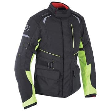 Oxford Metro 1.0 Black & Fluo Waterproof Motorcycle Jacket New for 2018