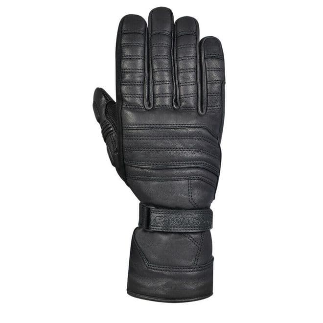 Oxford Northolt Winter Motorcycle Heritage Waterproof Gloves Stealth Black