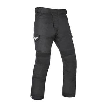 Oxford Quebec 1.0 Motorcycle Textile CE Pants Regular Leg Tech Black RRP £99.99