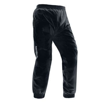 Oxford Rainseal Waterproof Motorcycle Motorbike Over Pants Trousers - Black